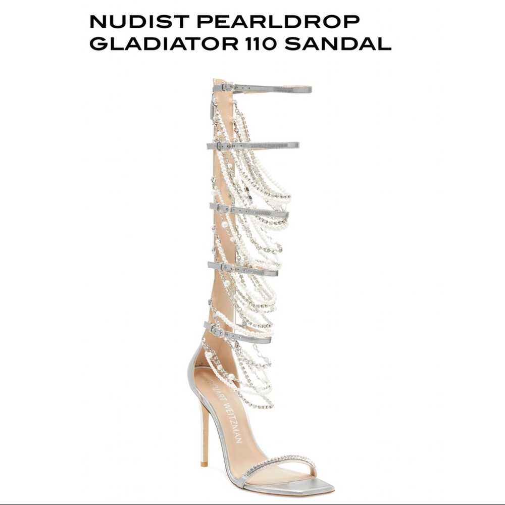 Stuart Weitzman Gladiator Sandal Heels - Picture 4 of 6